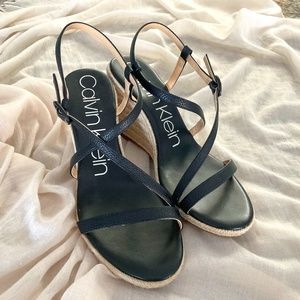 Espadrille wedge sandals